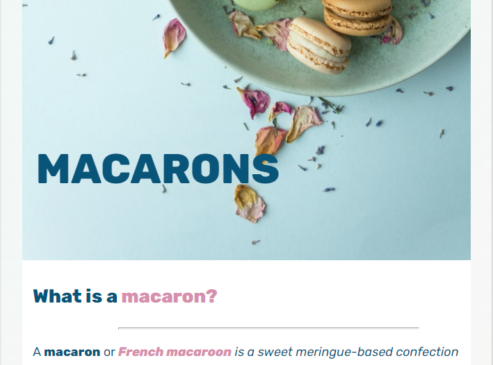 macaron project